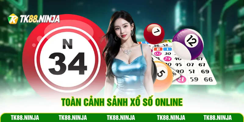 Toàn cảnh sảnh xổ số Tk88 online
